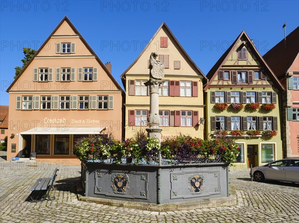 Gabled houses on Altrathausplatz in the historic old town