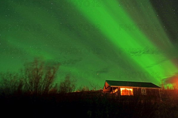 Holiday home and Northern Lights