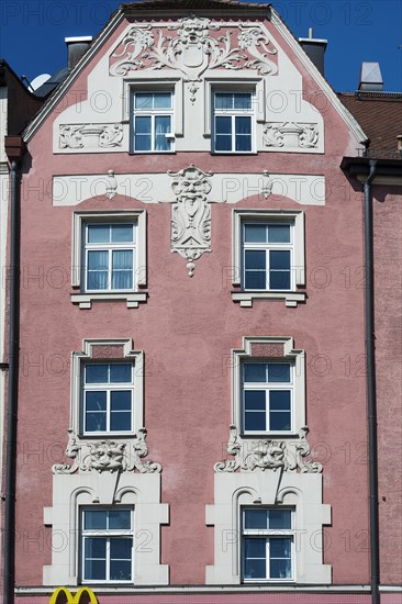 Art Nouveau facade on the Harras