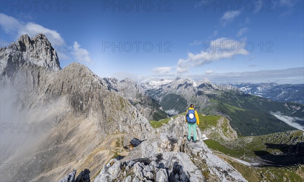 Hiker on a summit