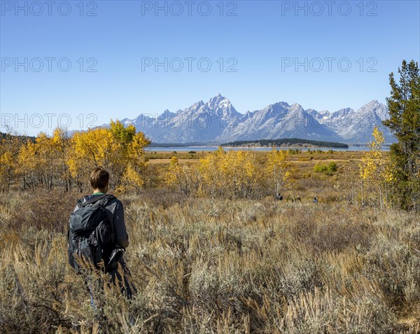 Young man looking into the distance