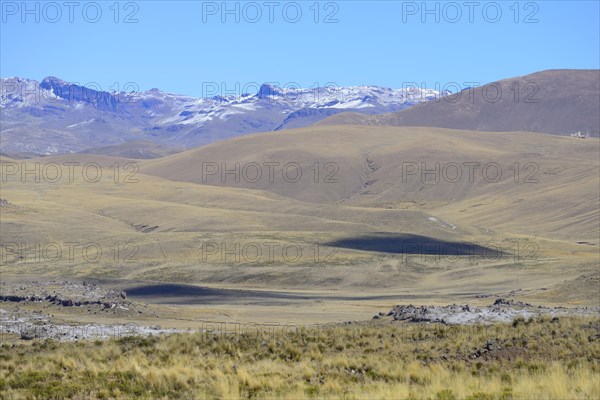 Barren landscape at the stone tombs