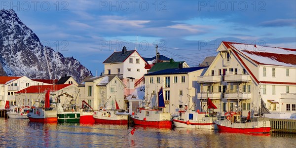 Small fishing boats in the harbour