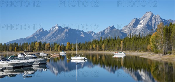 Mountains reflected in the lake