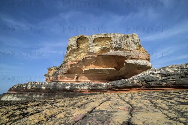 Pink rocks in Kefken