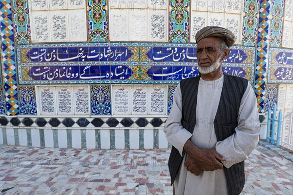 Former mudjahedeen in the Jihad museum