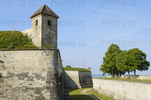 Watchtower on the ramparts of the Wuelzburg fortress