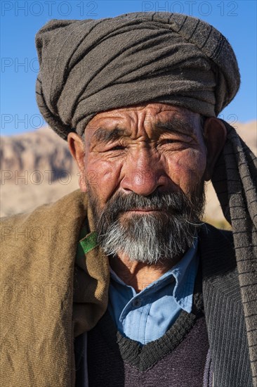 Hazara man at a Buzkashi game