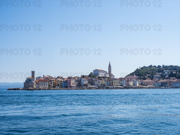 View of Piran from the sea