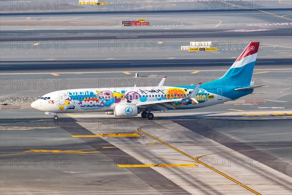 A Luxair Boeing 737-800 aircraft