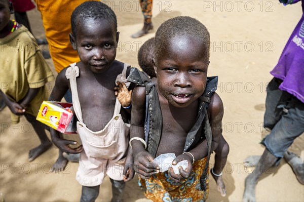Young children from the Laarim tribe