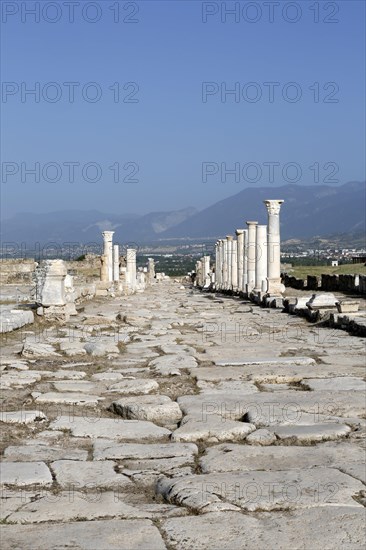 Syria Street in Laodikya Ancient Town