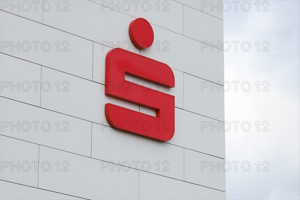 Facade with Sparkasse logo