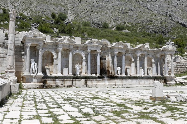 Antoninus Fountain of Sagalassos in Isparta