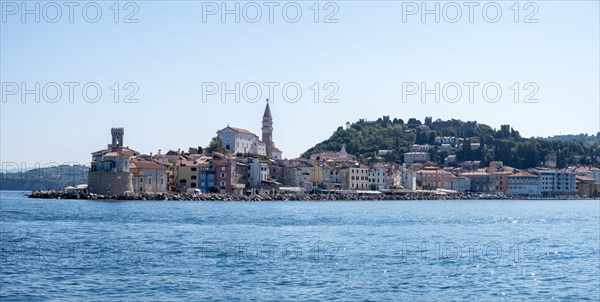View of Piran from the sea