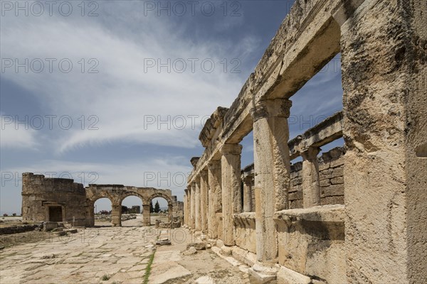 The Fortinus Gate and Avenue in Hierapolis