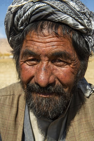 Hazara man at a Buzkashi game