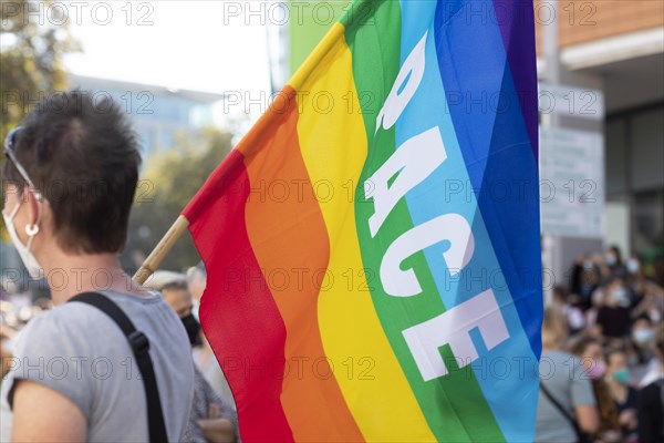 Pace flag at fridays for future demonstration against climate change