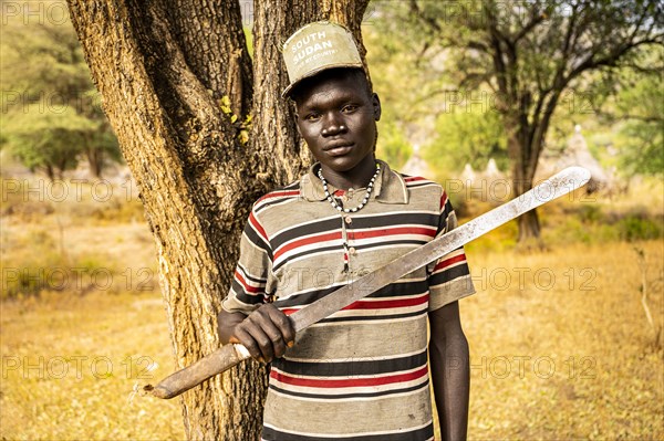 Man with a machete