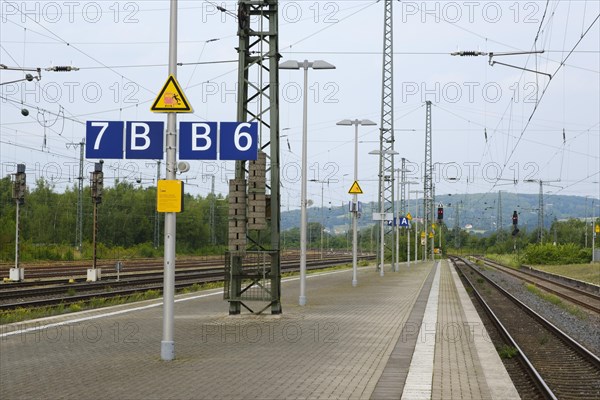 Empty platform