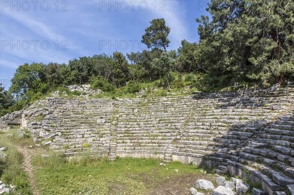 Theatre of Phaselis in the city of Antalya in Turkey