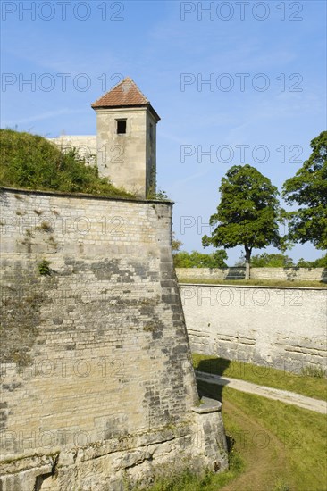 Watchtower on the ramparts of the Wuelzburg fortress