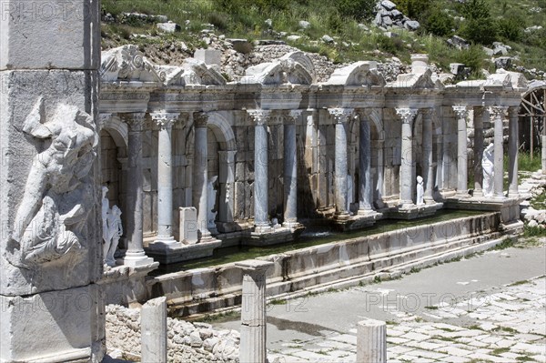 Antoninus Fountain of Sagalassos in Isparta