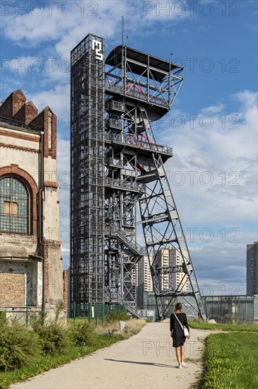 Observation mine shaft tower