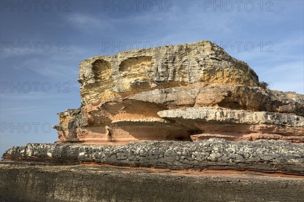 Pink rocks in Kefken