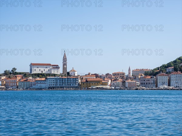 View of Piran from the sea