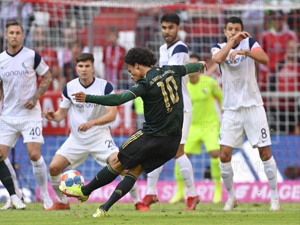 Leroy Sane at free kick