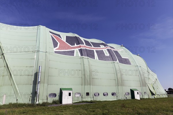 Textile-covered airship hangar of WDL Luftschiffgesellschaft mbH