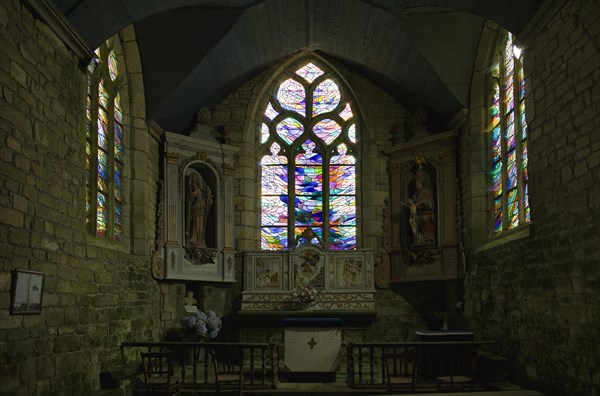 Choir room of La Chapelle de Notre-Dame de Bonne Nouvelle et sa fontaine