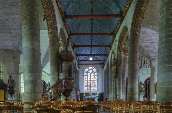 Interior with chancel