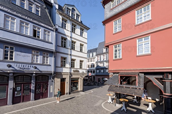 Modern and reconstructed town houses