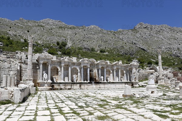 Antoninus Fountain of Sagalassos in Isparta