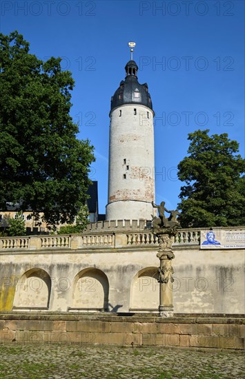 Neptune Fountain and Hausmann Tower