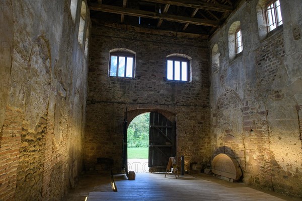 View from historic nave of Einhard's Basilica