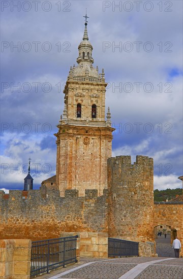 Cathedral bell tower and city wall