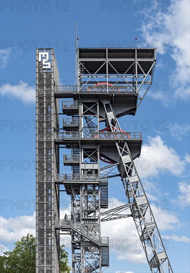 Observation mine shaft tower