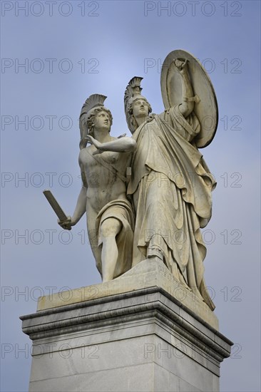 Greek mythology statue on Schloss bridge