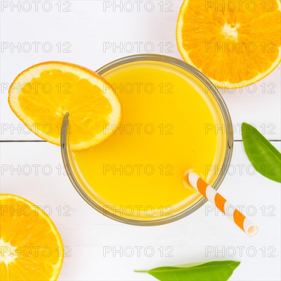 Orange juice orange juice drink fruit juice from above square