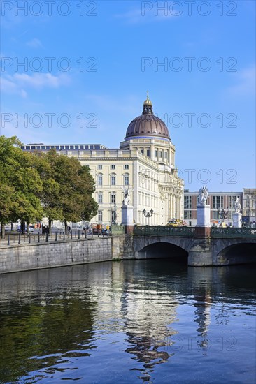 The Berlin Palace or Humboldt Forum along the Spree river