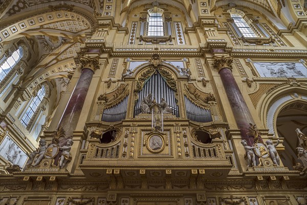 Choir Organ In The Nave Of The Former Ebrach Abbey Church Photo12 