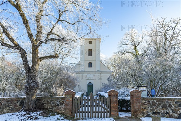 Church of Alt Toeplitz in winter