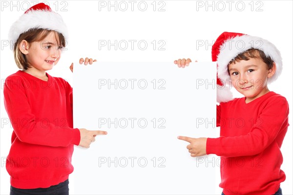 Children Christmas Father Christmas Father Christmas show look copy space Copyspace Freiraum