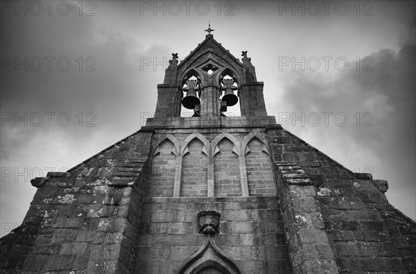 Infrared photograph Church Eglise paroissiale Ste Anne St Laurent