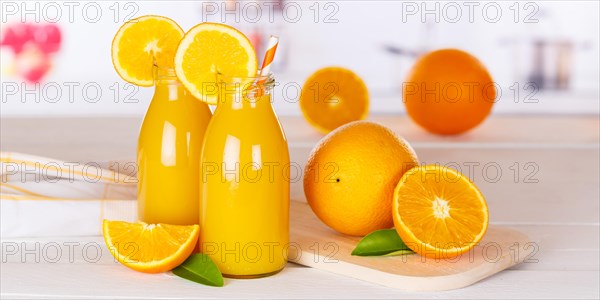 Orange juice Orange juice Drink Bottle Fruit juice Panorama