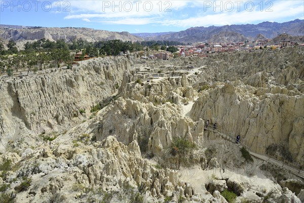 Bizarre rock formations in Valle de la Luna