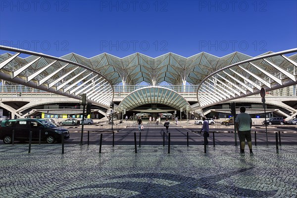 Futuristic Estacao do Oriente railway station